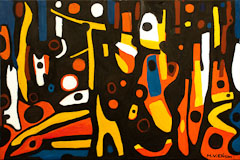 Incas Wow, Oil on canvas, 92x61cm, 2009