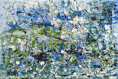 Winter Blues, Mixed media, 92x61cm, 2010